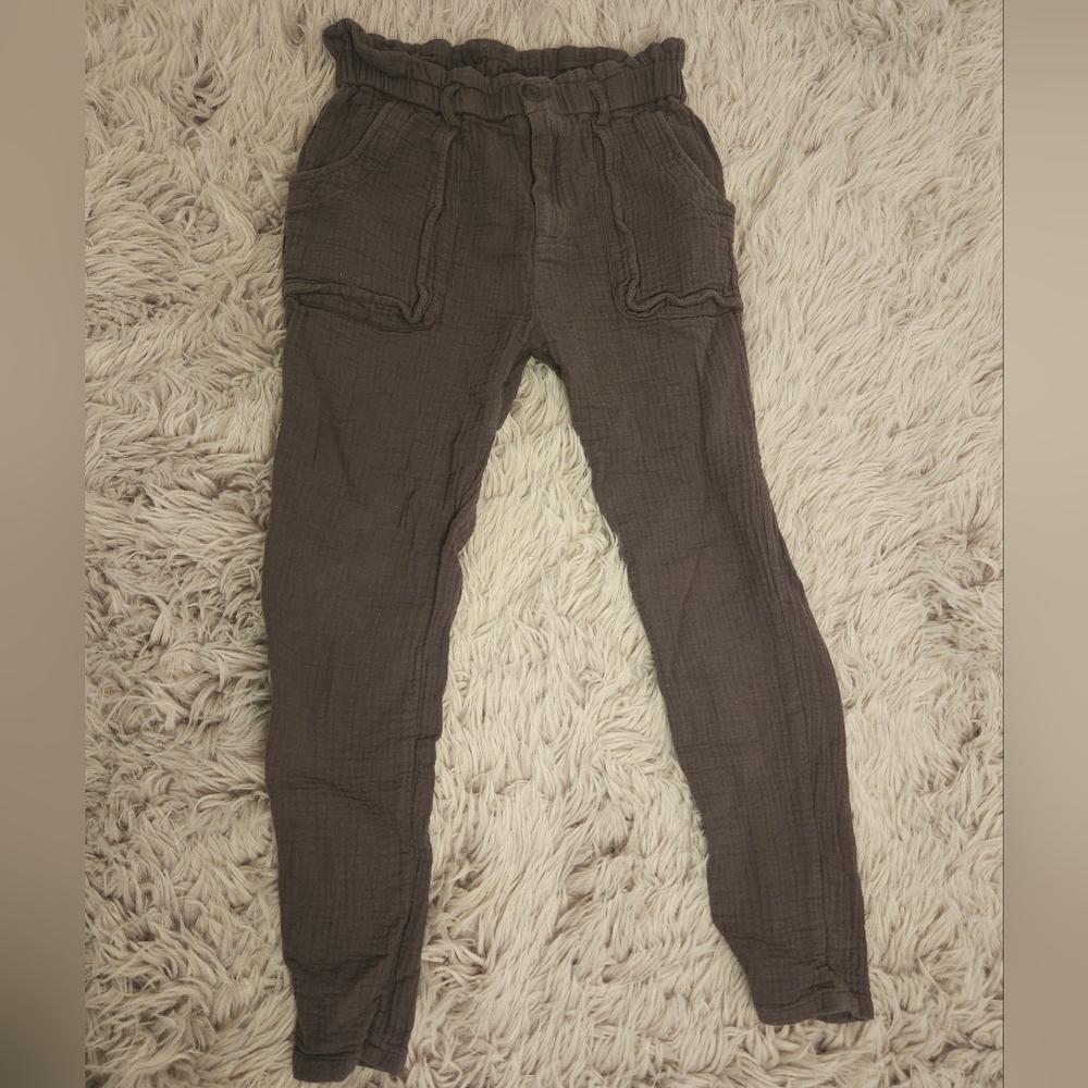 Jessica Simpson Charcoal Textured Pants